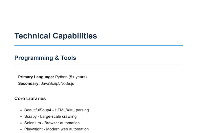 scrape web data and extract information with python